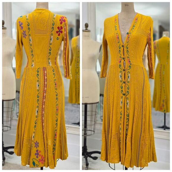 Button Down Knit Dress - Picture 3 of 7